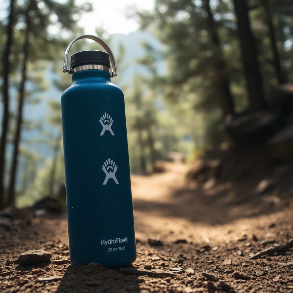 HydroFlask ad variant — "Stop settling for lukewarm, sad sips." Pain-first hook.